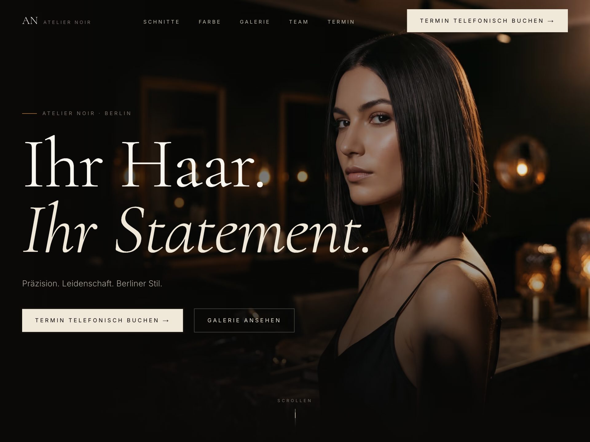 Vorschau der Website von Atelier Noir